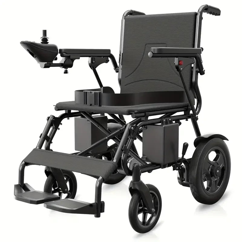 Foldable Electric Wheelchair with Joystick – Lightweight, Portable Power Chair for Adults & Seniors