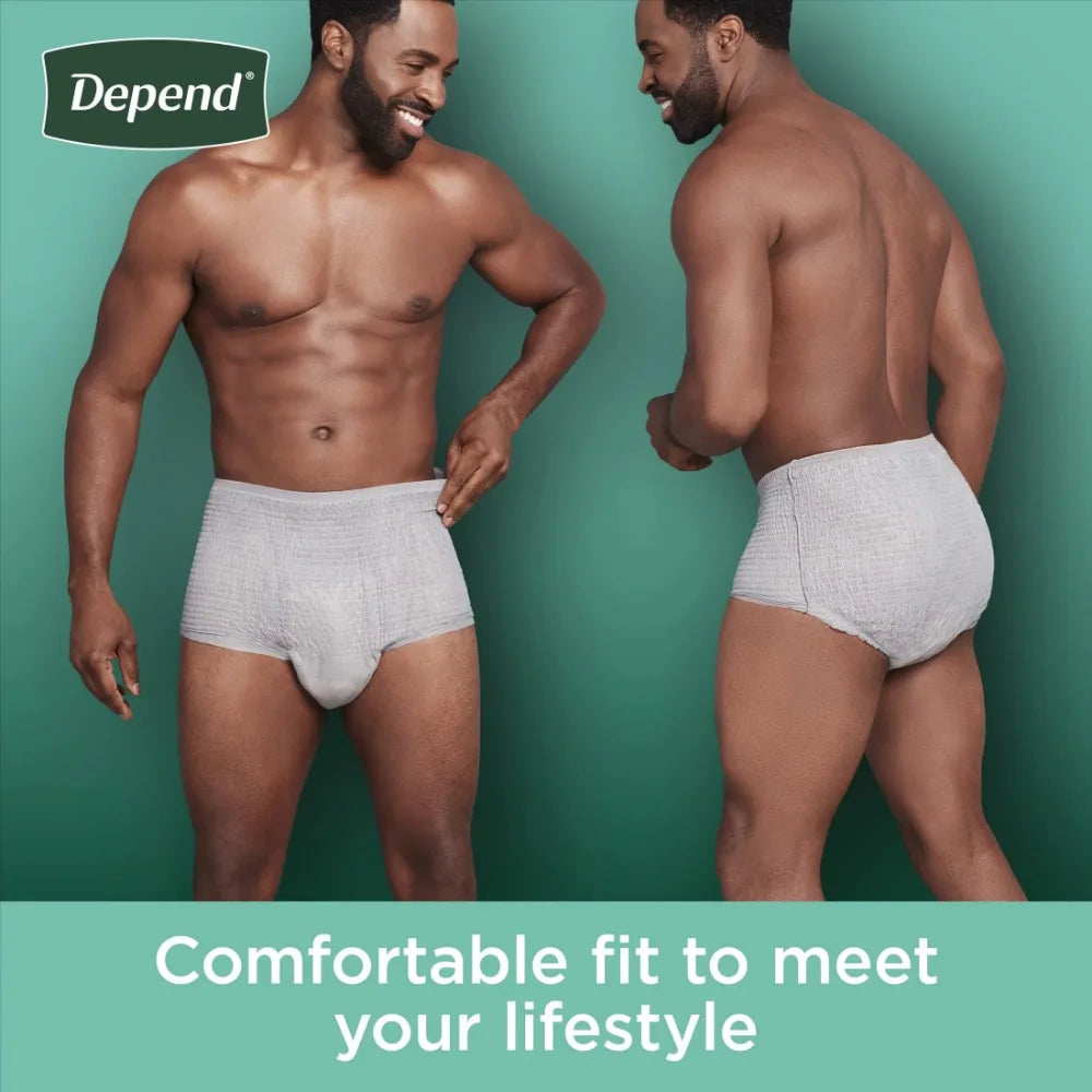 Depend Fresh Protection Incontinence Underwear – XL, 26 Count (Maximum Absorbency, Unisex)