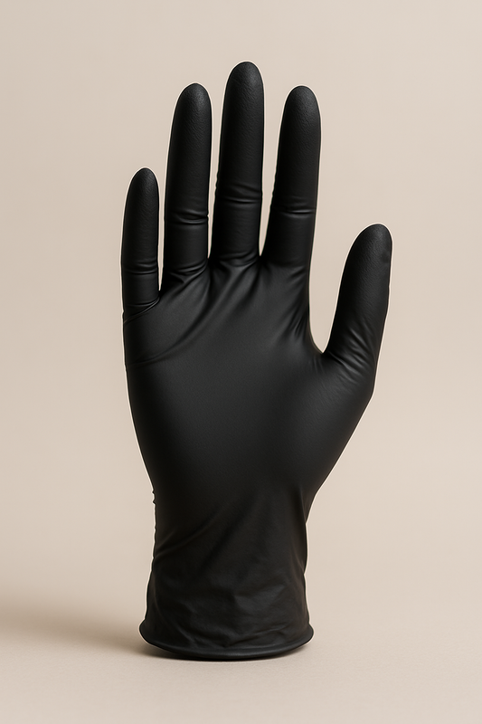 Black Nitrile Disposable Gloves (10–100 pcs)